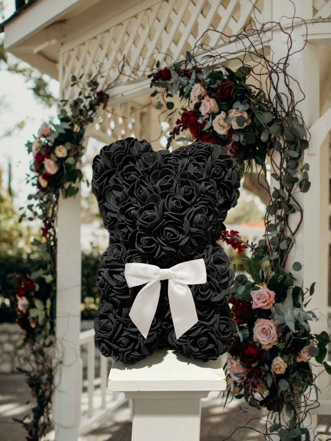 Black Rose Teddy Bear